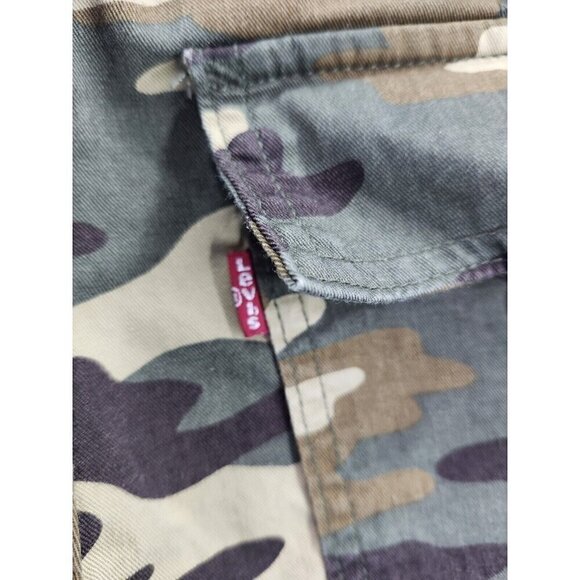 Levis Camo Cargo 94 Baggy Pants 27 x  28 (shortened) - Picture 4 of 9